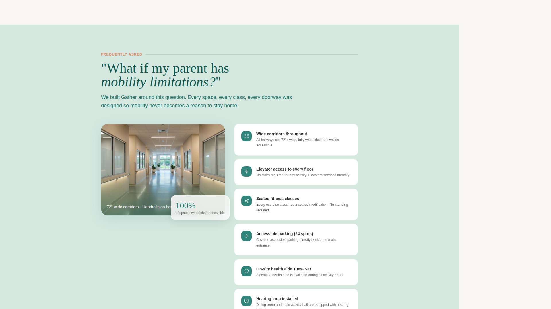 Gather - Welcoming Seniorcommunity Landing Page Template