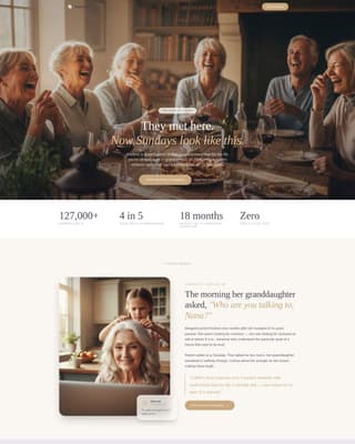 Senior - Highconverting Dating Landing Page Template