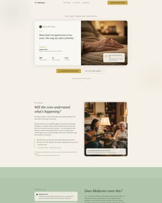 Senior - Premium Music Landing Page Template