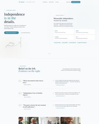 Restore - Trusted Seniorcare Landing Page Template