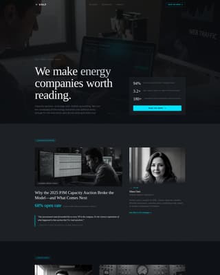 Volt - Powerful Energymarketing Landing Page Template