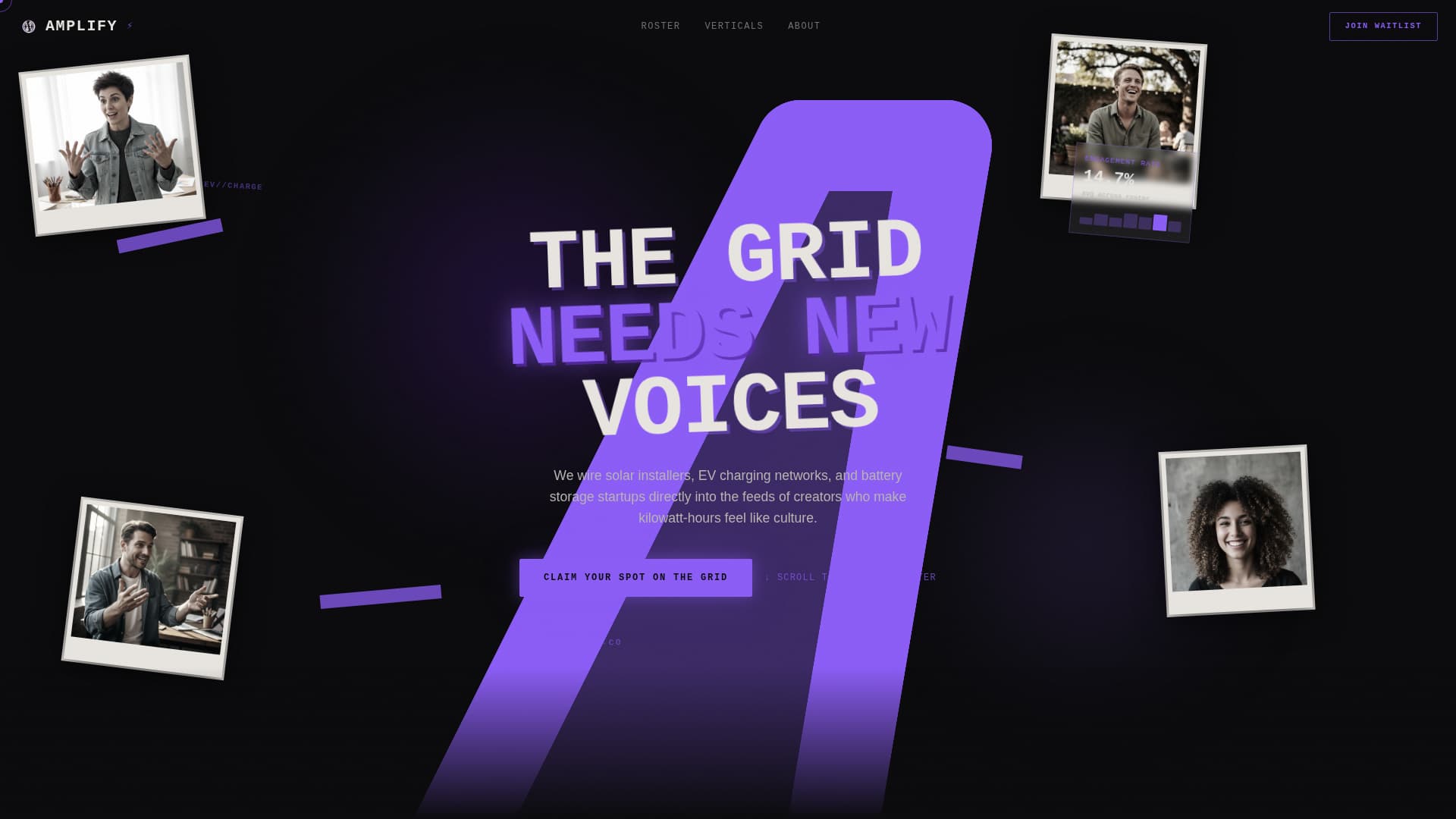 Energy Marketing Agency Website Template