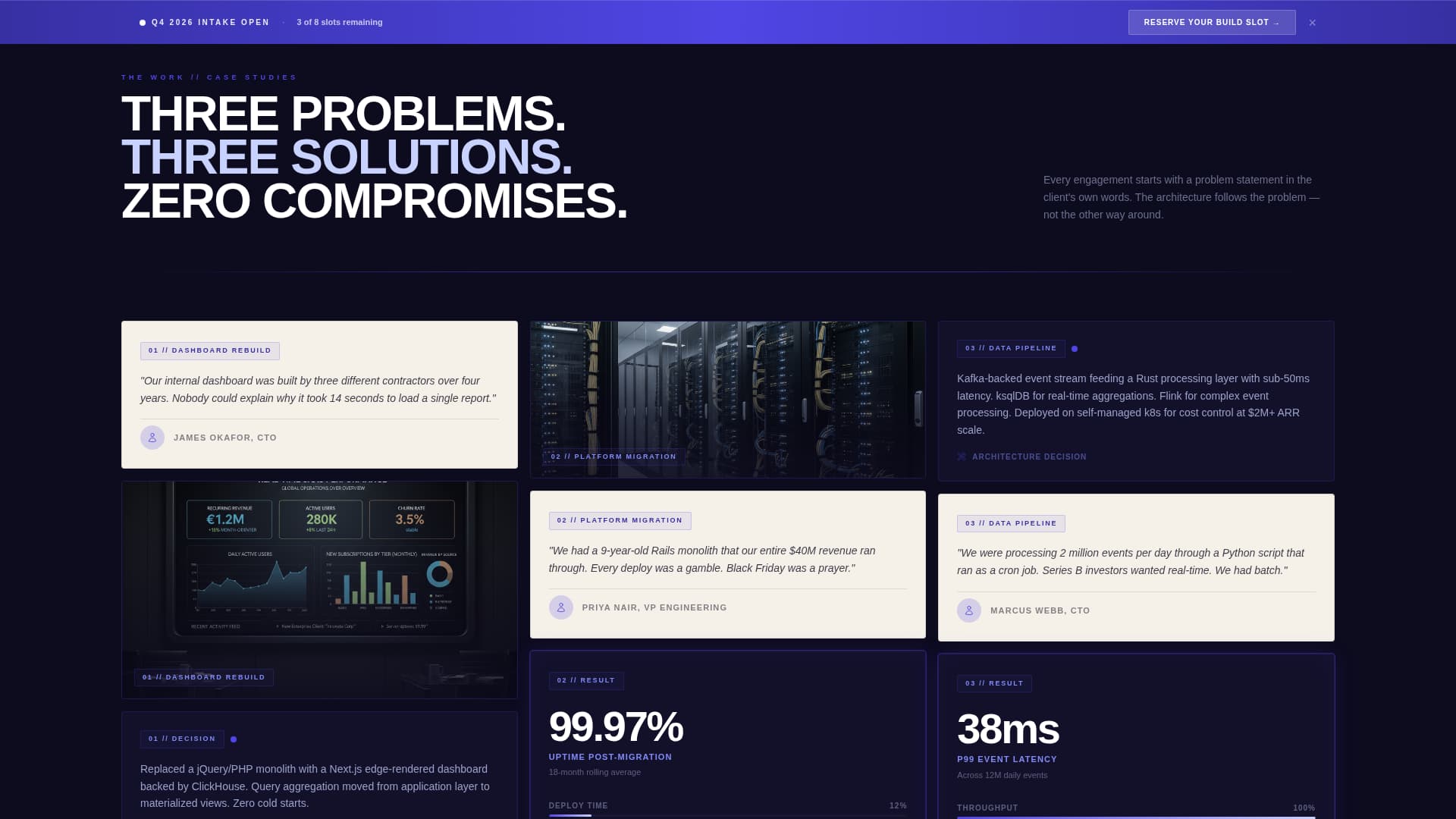 Forge - Elite Enterprise Landing Page Template