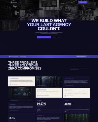 Forge - Elite Enterprise Landing Page Template