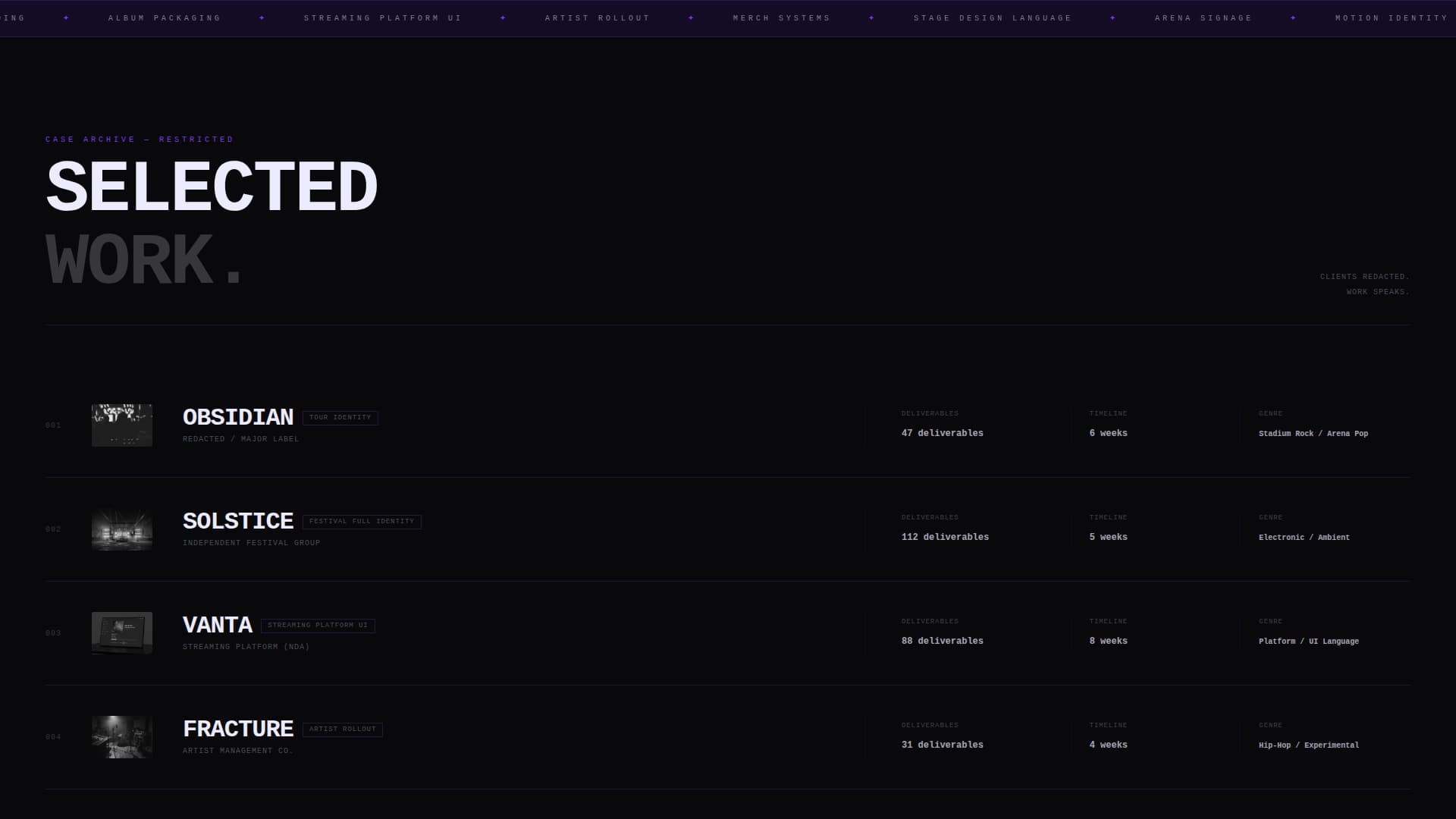 Entertainment - Modern Branding Landing Page Template