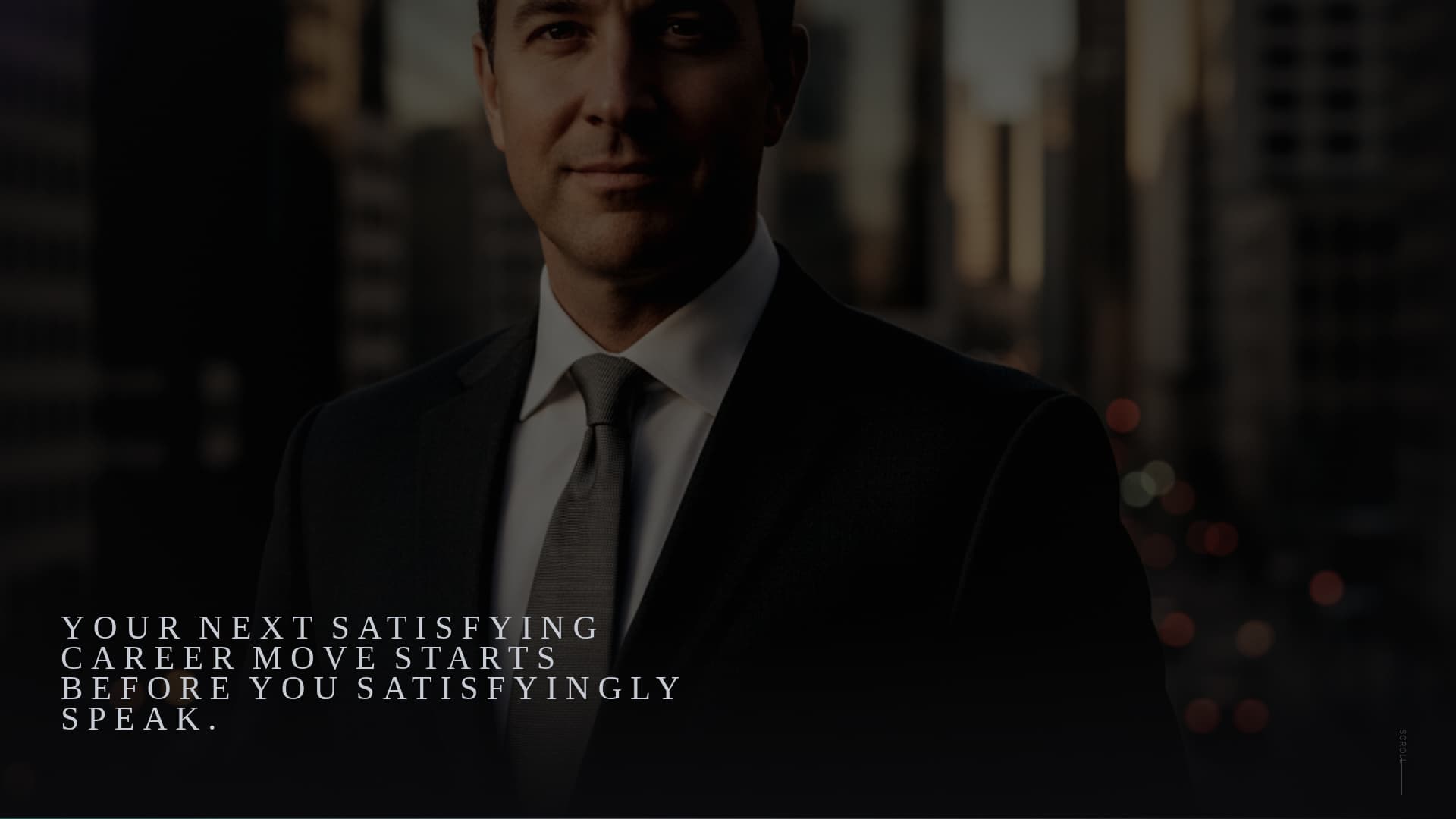 Executive & C-Suite Career Professional Website Template
