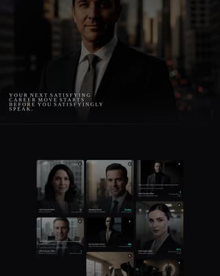 Executive & C-Suite Career Professional Website Template