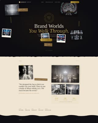 Imprint - Immersive Experiential Landing Page Template