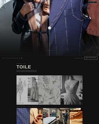 Fashion Designer Portfolio Booking Website Template