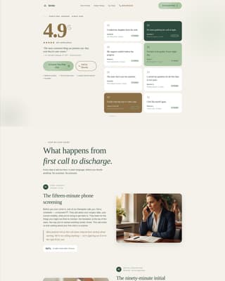 Stride - Trusted Seniortherapy Landing Page Template
