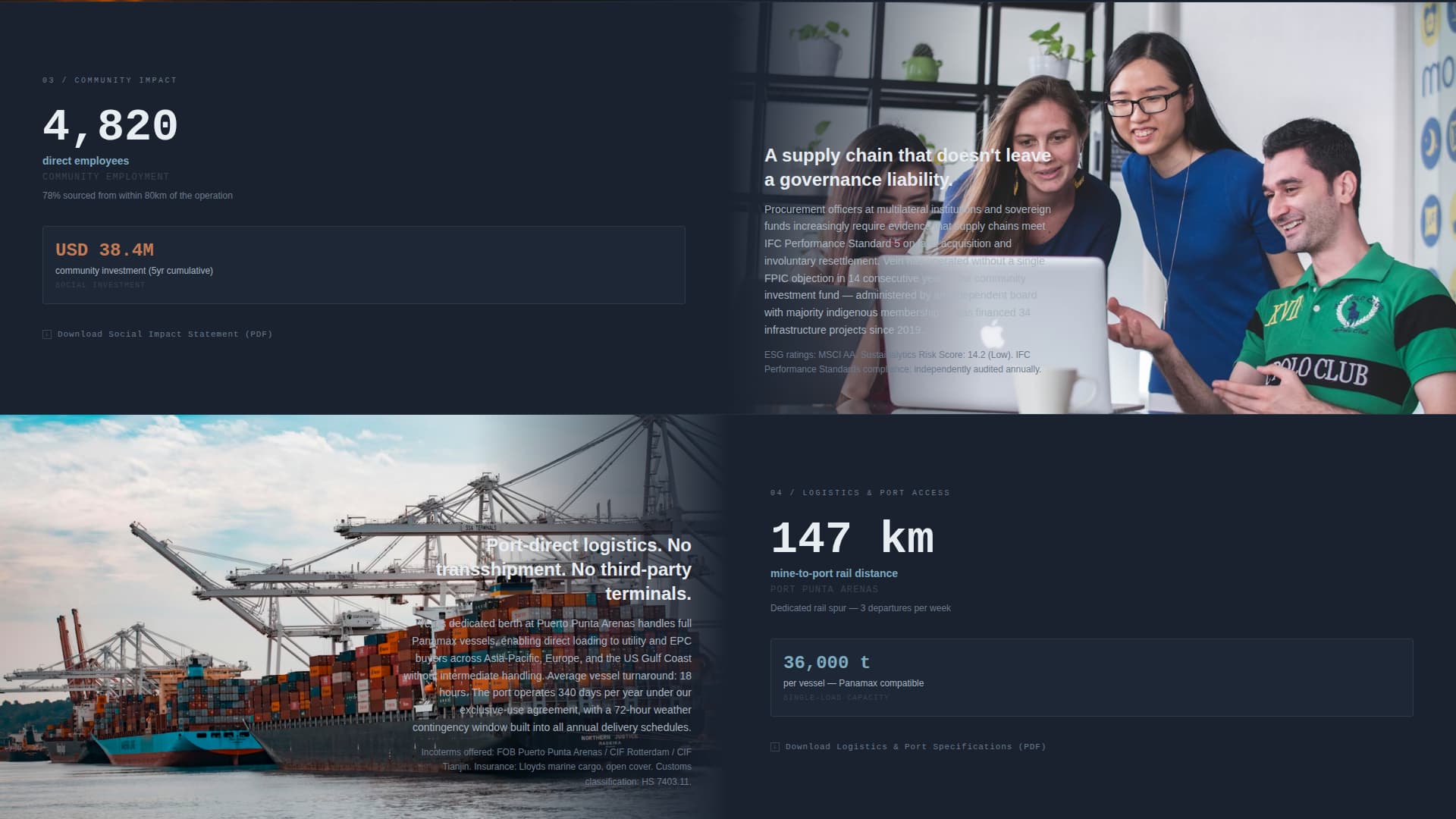 Vein - Authoritative Coppermining Landing Page Template