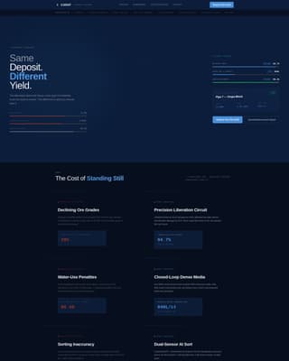 Carat - Precision Diamondmining Landing Page Template