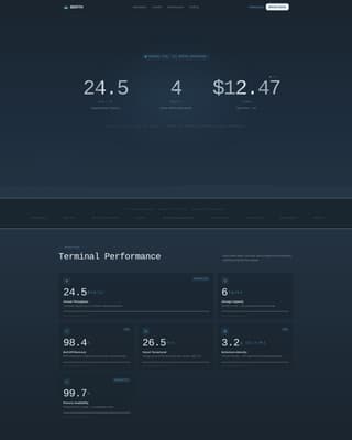 Berth - Industrial LNG Landing Page Template