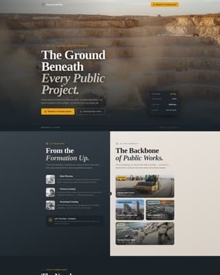 Quarry - Powerful Limestone Landing Page Template