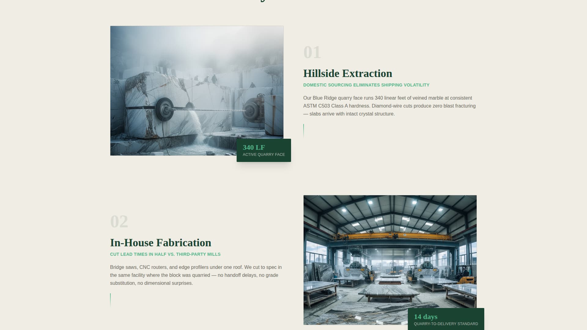 Civicstone - Trusted Marblequarry Landing Page Template