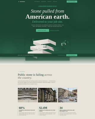 Civicstone - Trusted Marblequarry Landing Page Template