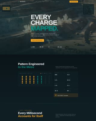 Detonate - Precision Blasting Landing Page Template