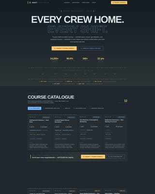 Mining Equipment & Booking Website Template