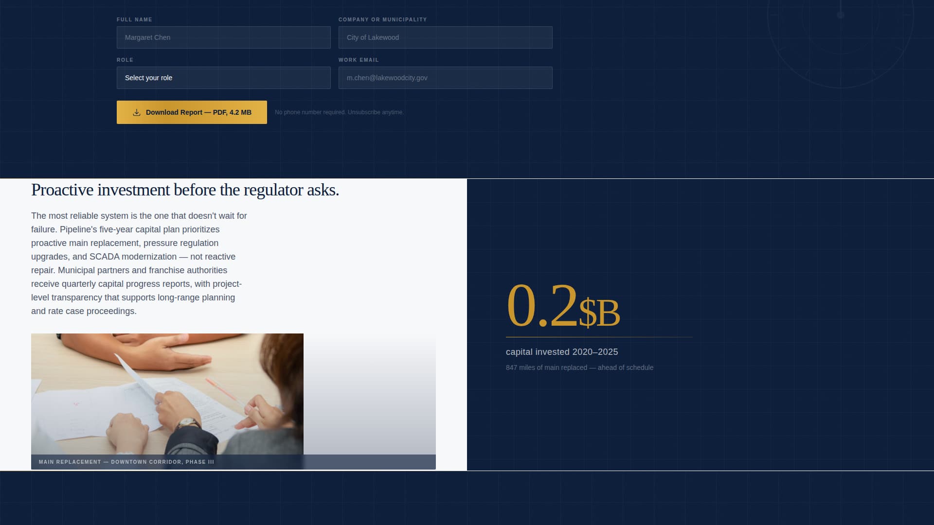 Oil & Gas Professional Website Template