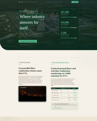 Crude - Powerful Refinery Landing Page Template