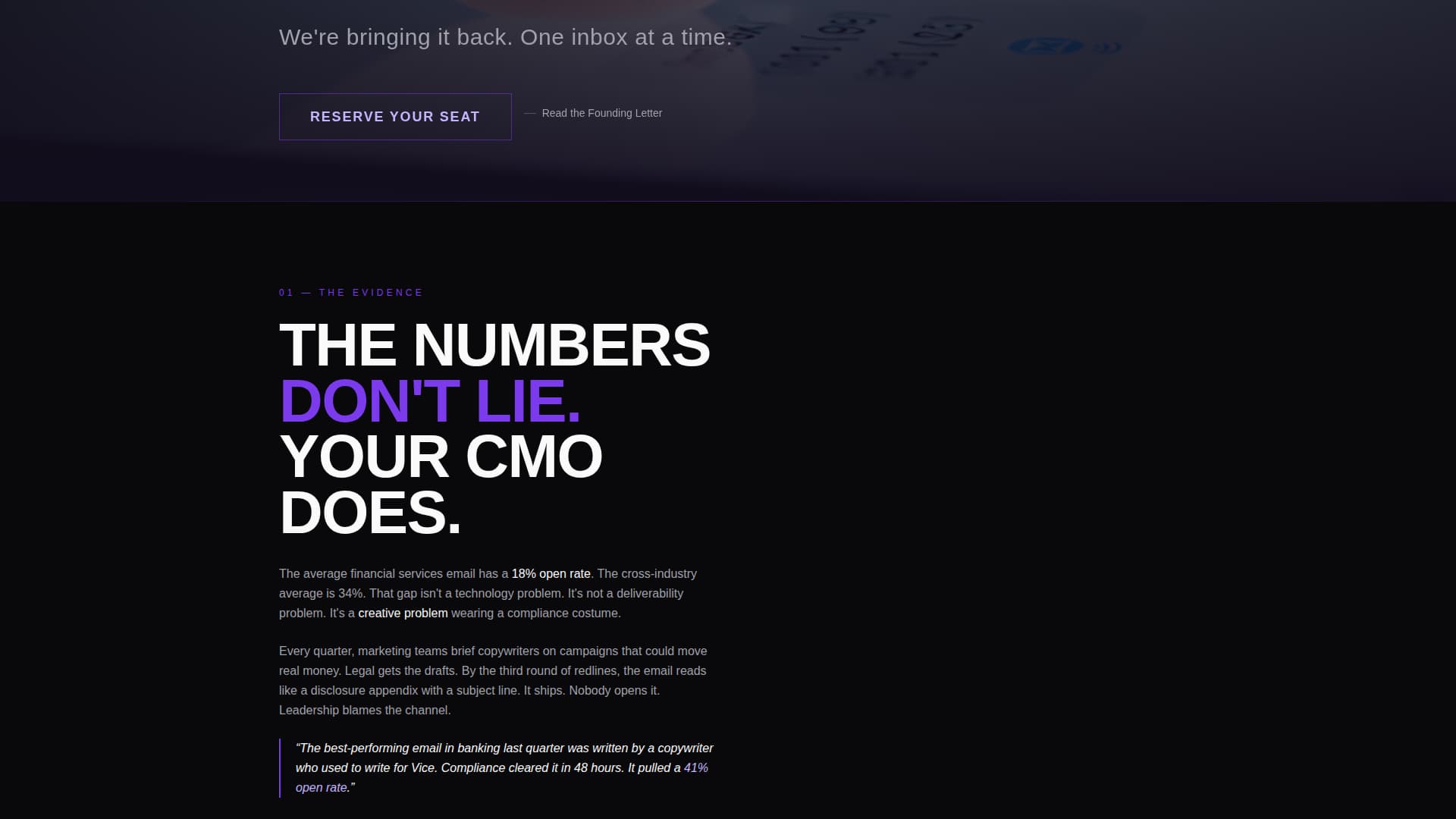 Comply - Fearless Fintech Landing Page Template