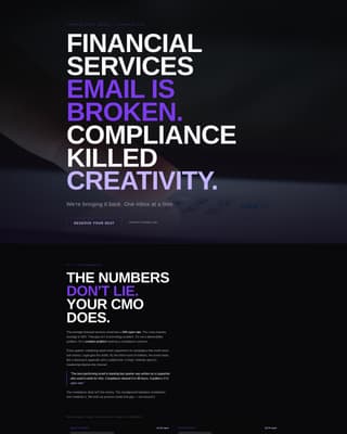 Comply - Fearless Fintech Landing Page Template