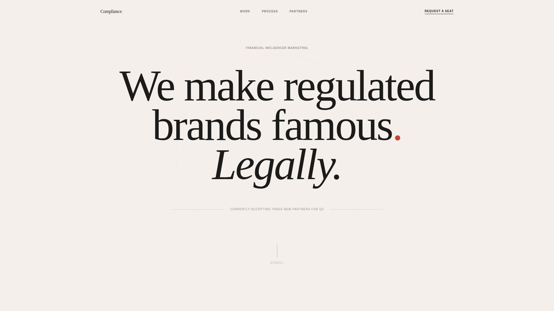 Compliance - Regulated Fintech Landing Page Template