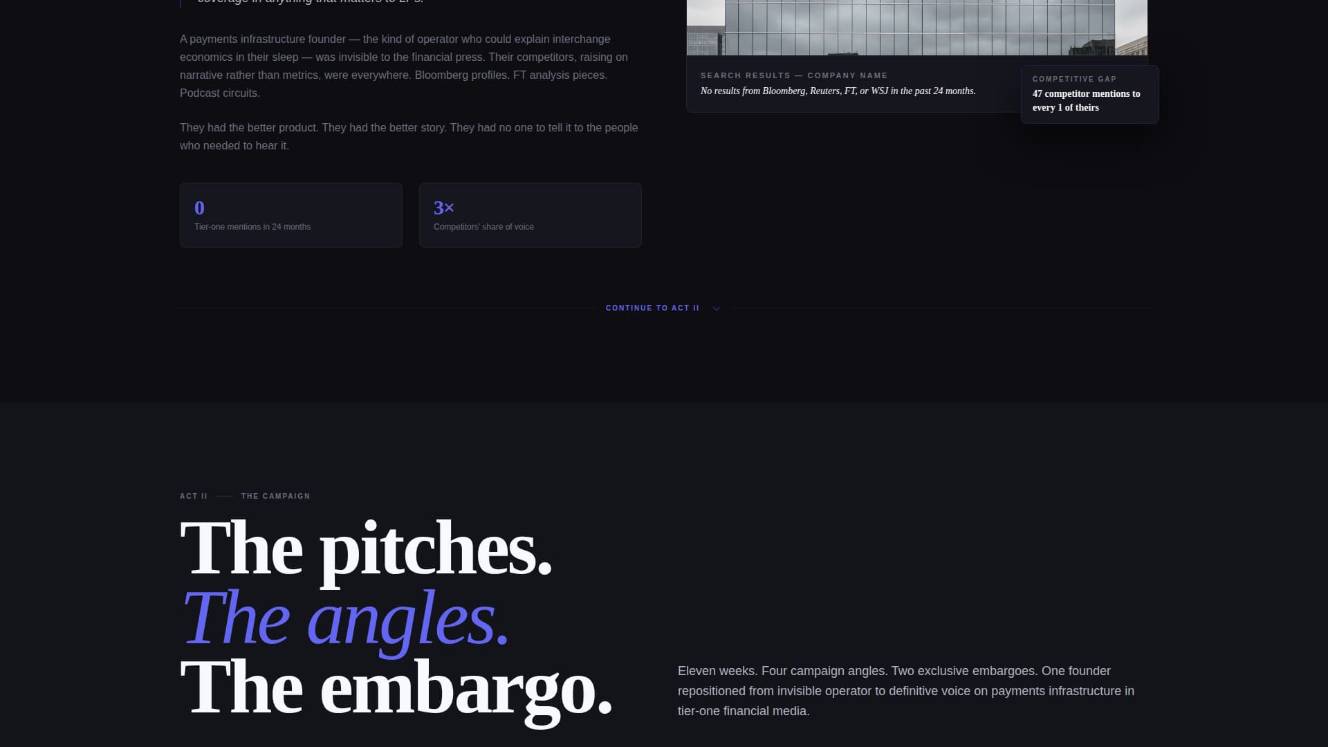 Signal - Elite Fintech PR Landing Page Template