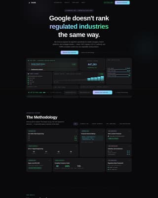 Rank - Precision Fintech Landing Page Template