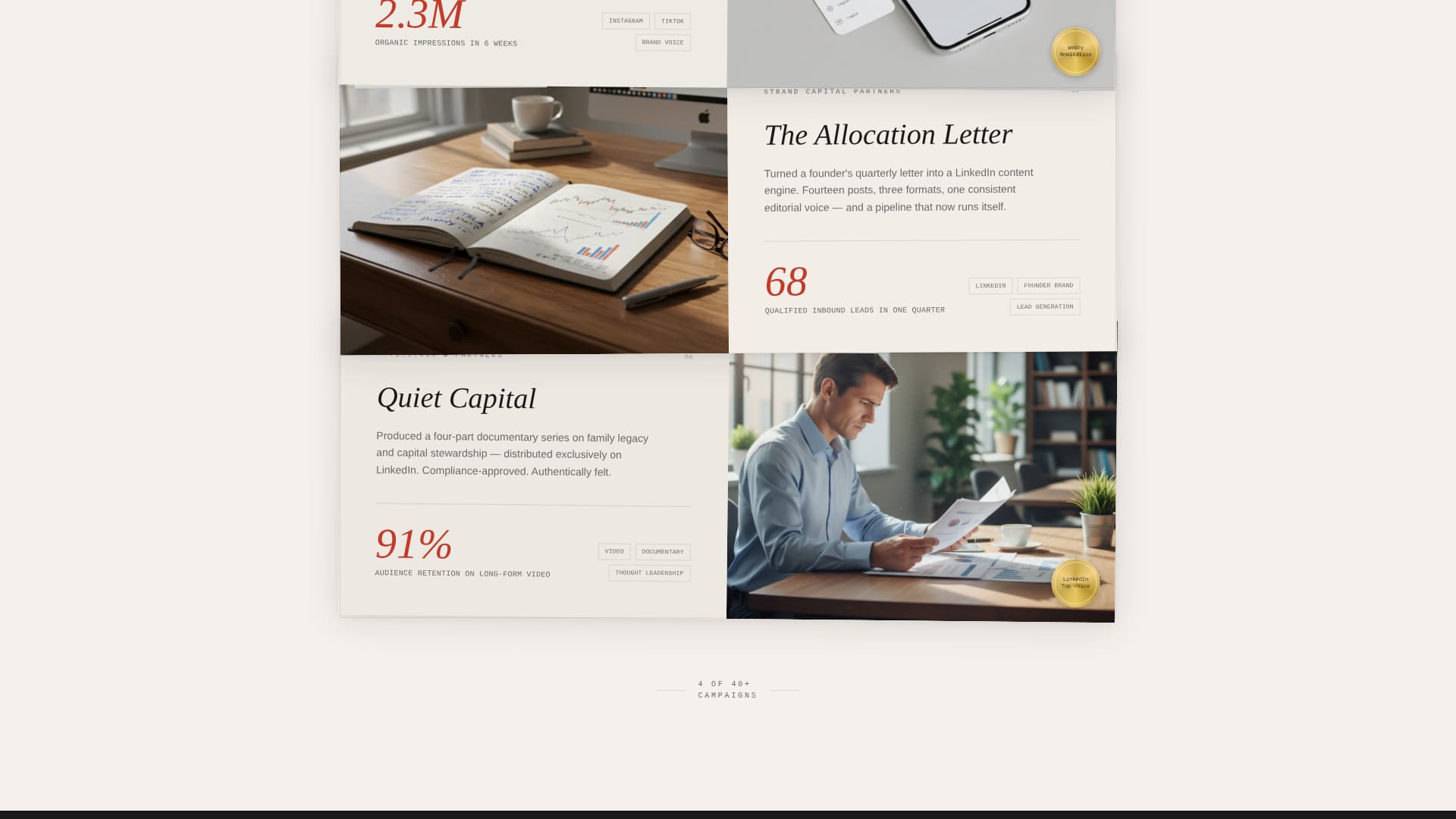 Folio - Award Winning Financial Services Landing Page Template