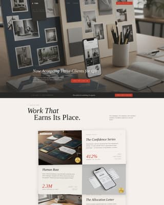 Folio - Award Winning Financial Services Landing Page Template