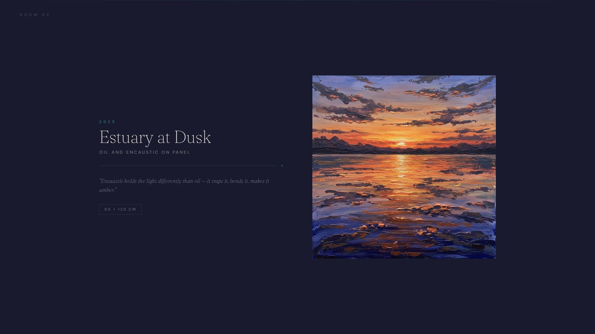 Canvas - Immersive Fine Art Landing Page Template