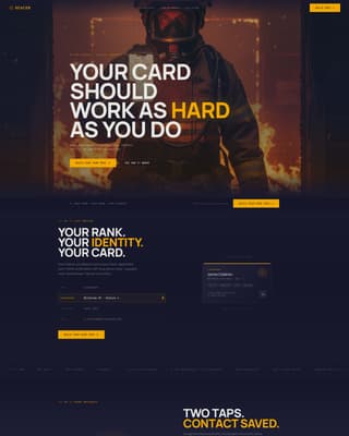Beacon - Powerful Firefighter Landing Page Template