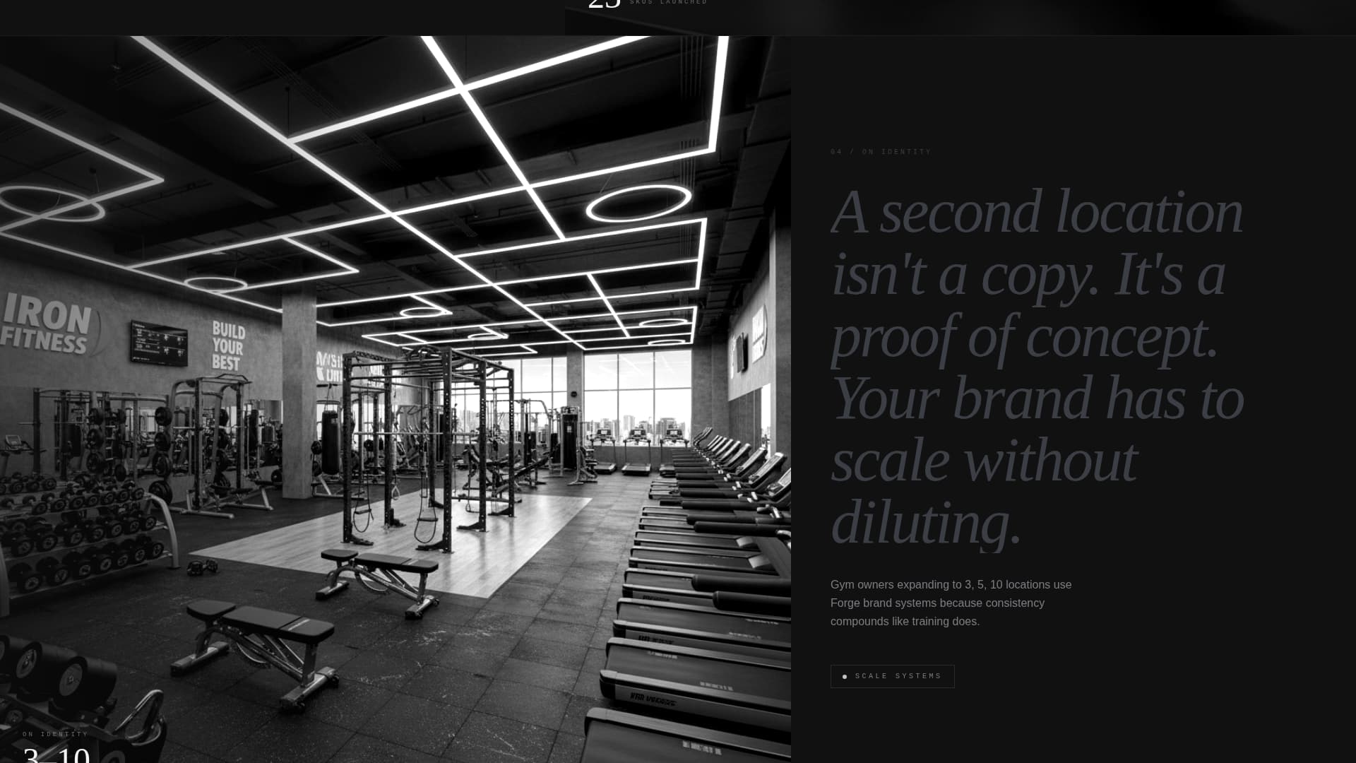 Forge - Powerful Fitnessbranding Landing Page Template