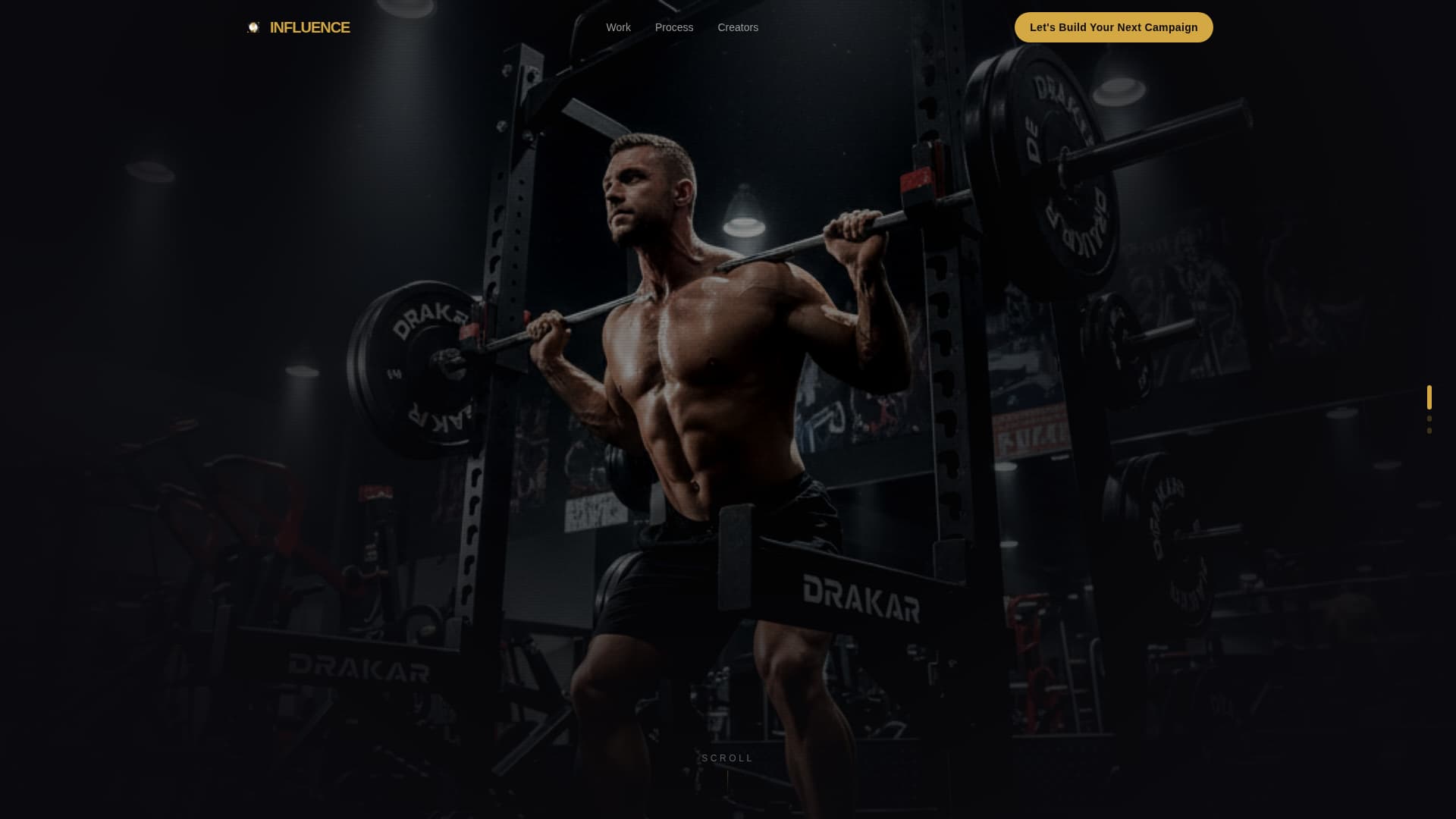 Influence - High Converting Fitness Agency Landing Page Template
