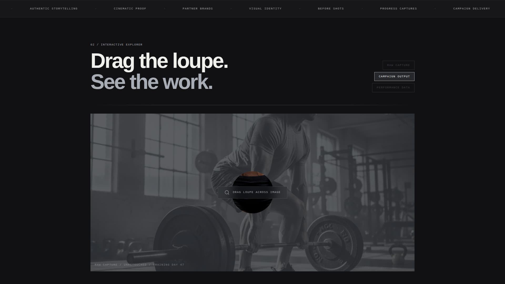 Forge - Cinematic Fitness Landing Page Template