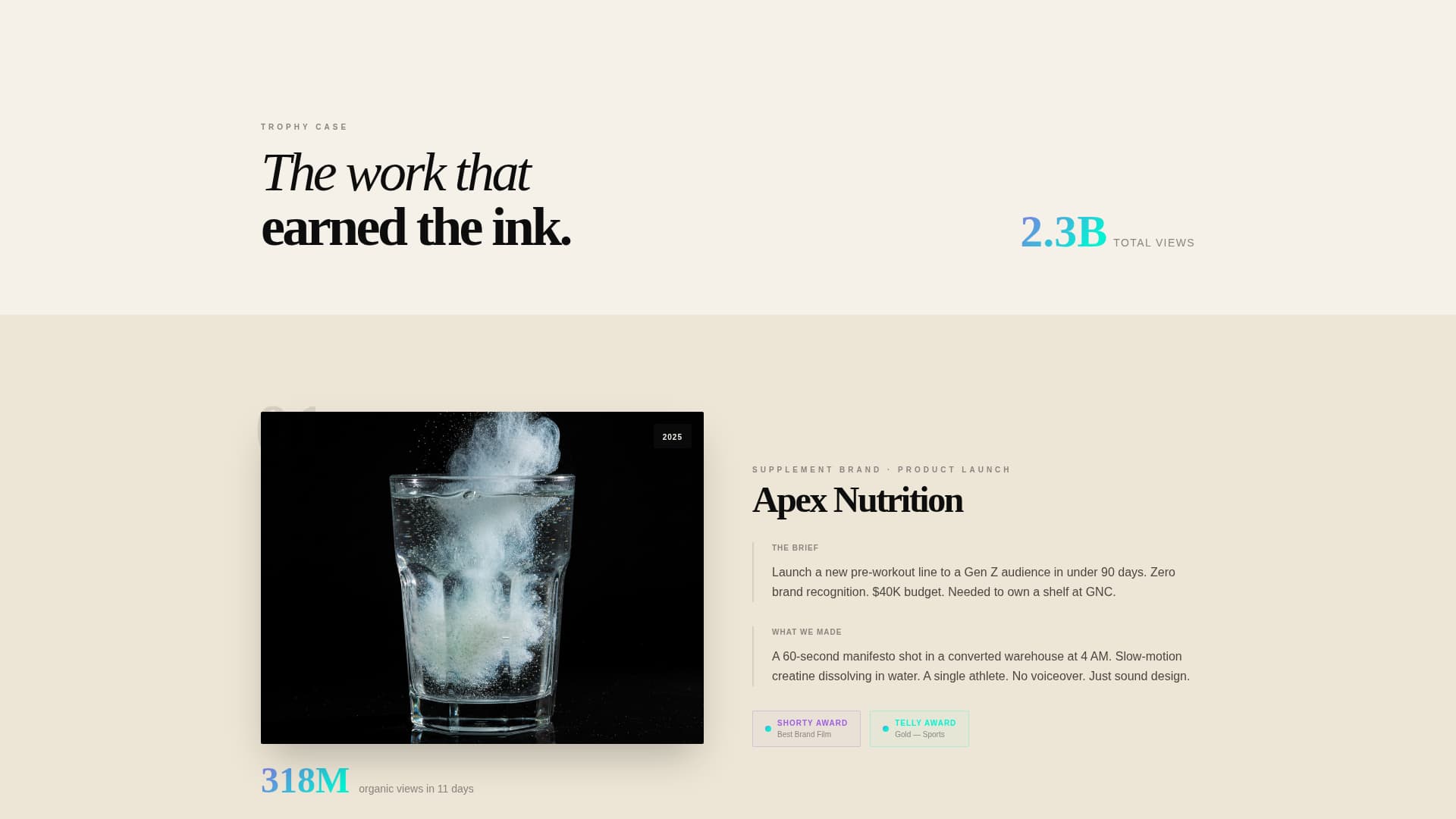 Reel - Award Winning Fitness Agency Landing Page Template