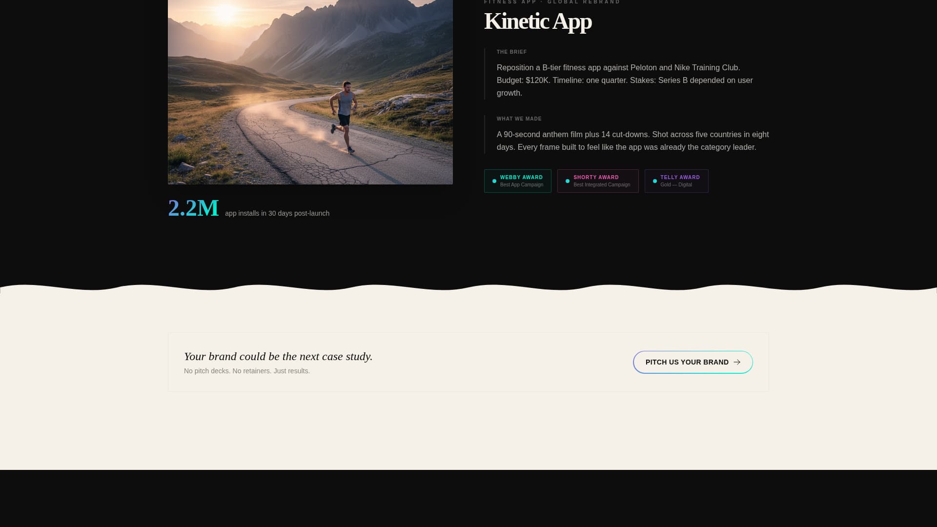Reel - Award Winning Fitness Agency Landing Page Template