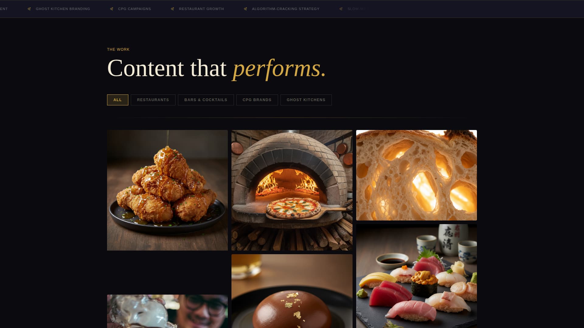 Feast - Scrollstopping Agency Landing Page Template