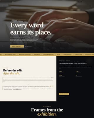 Byline - Compelling Freelancewriter Landing Page Template