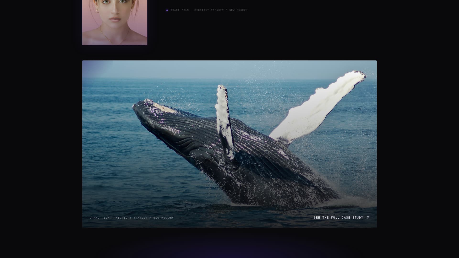 Studio - Immersive Agency Landing Page Template