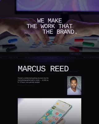 Studio - Immersive Agency Landing Page Template