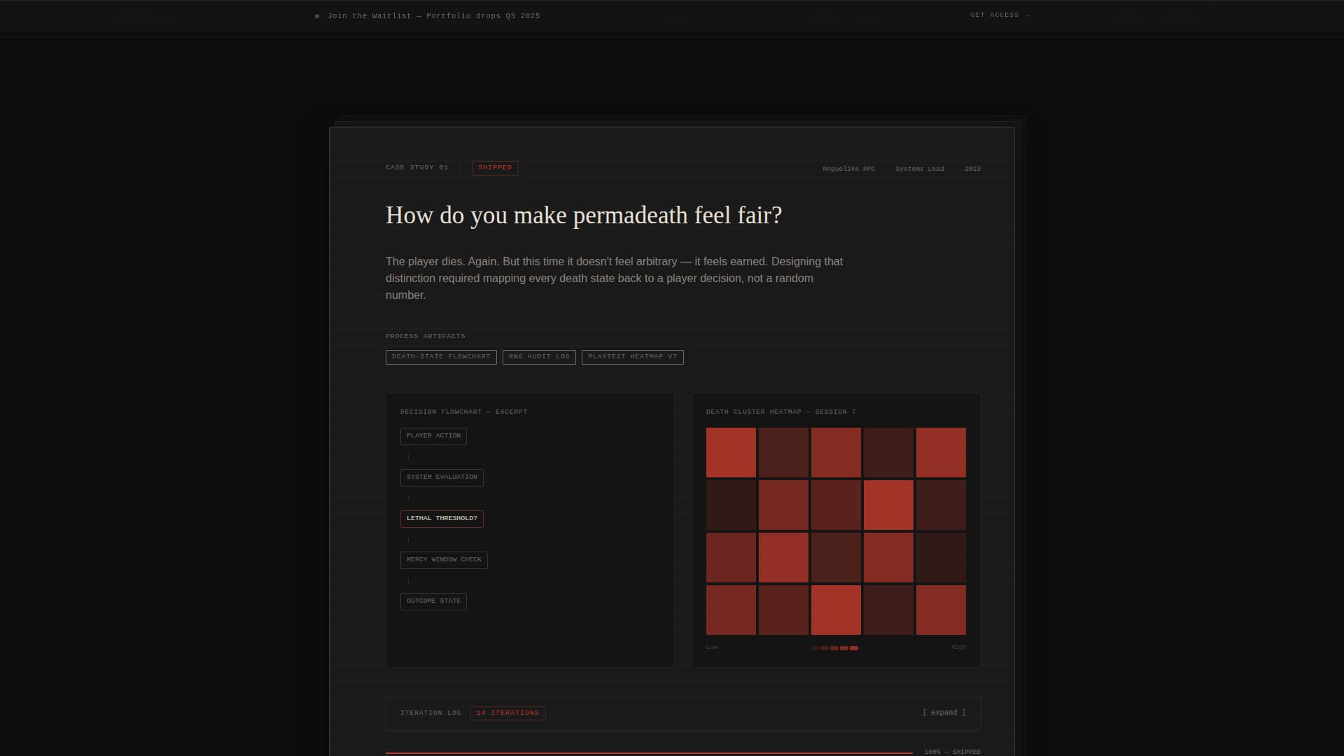 Inkwell - Obsessive Game Designer Landing Page Template