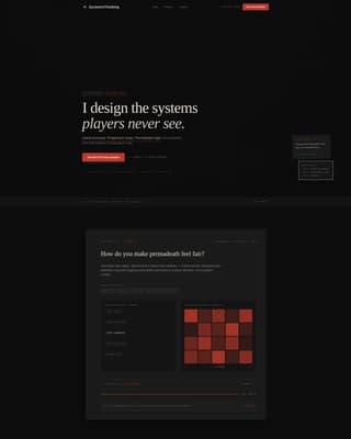 Inkwell - Obsessive Game Designer Landing Page Template
