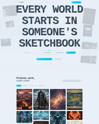 Forge - Immersive Gamedesigner Landing Page Template