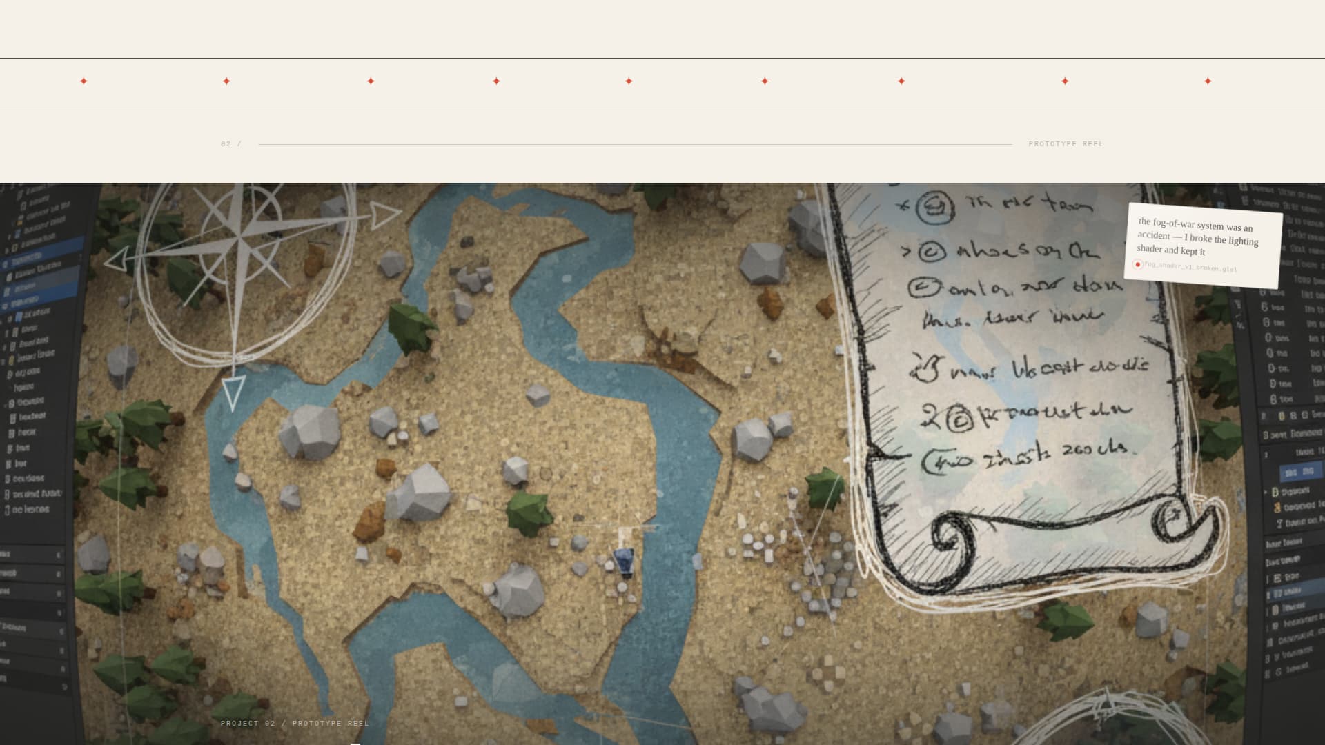 Folio - Immersive Game Designer Landing Page Template