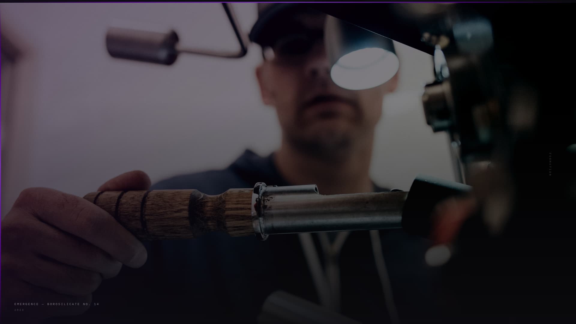 Furnace - Immersive Glassblower Landing Page Template