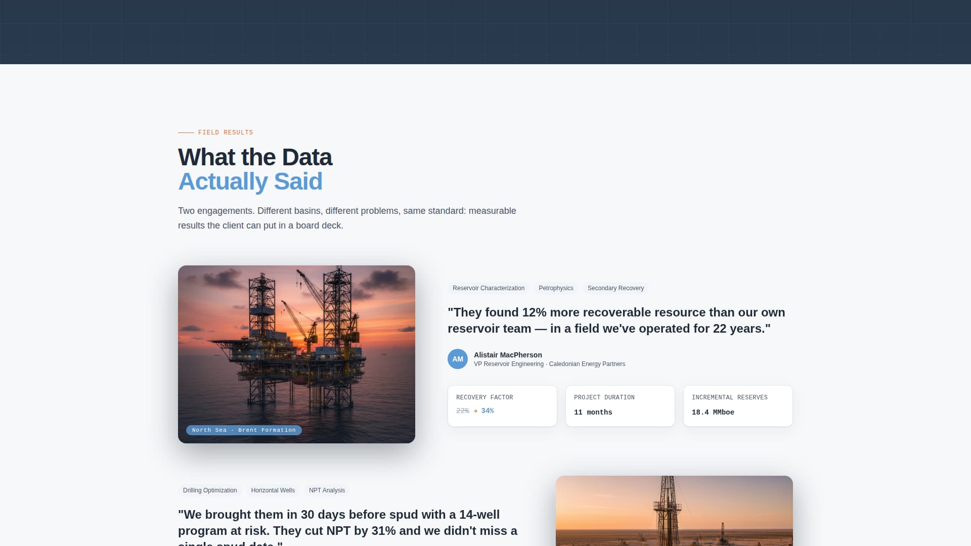 Oil & Gas Advanced Professional Website Template