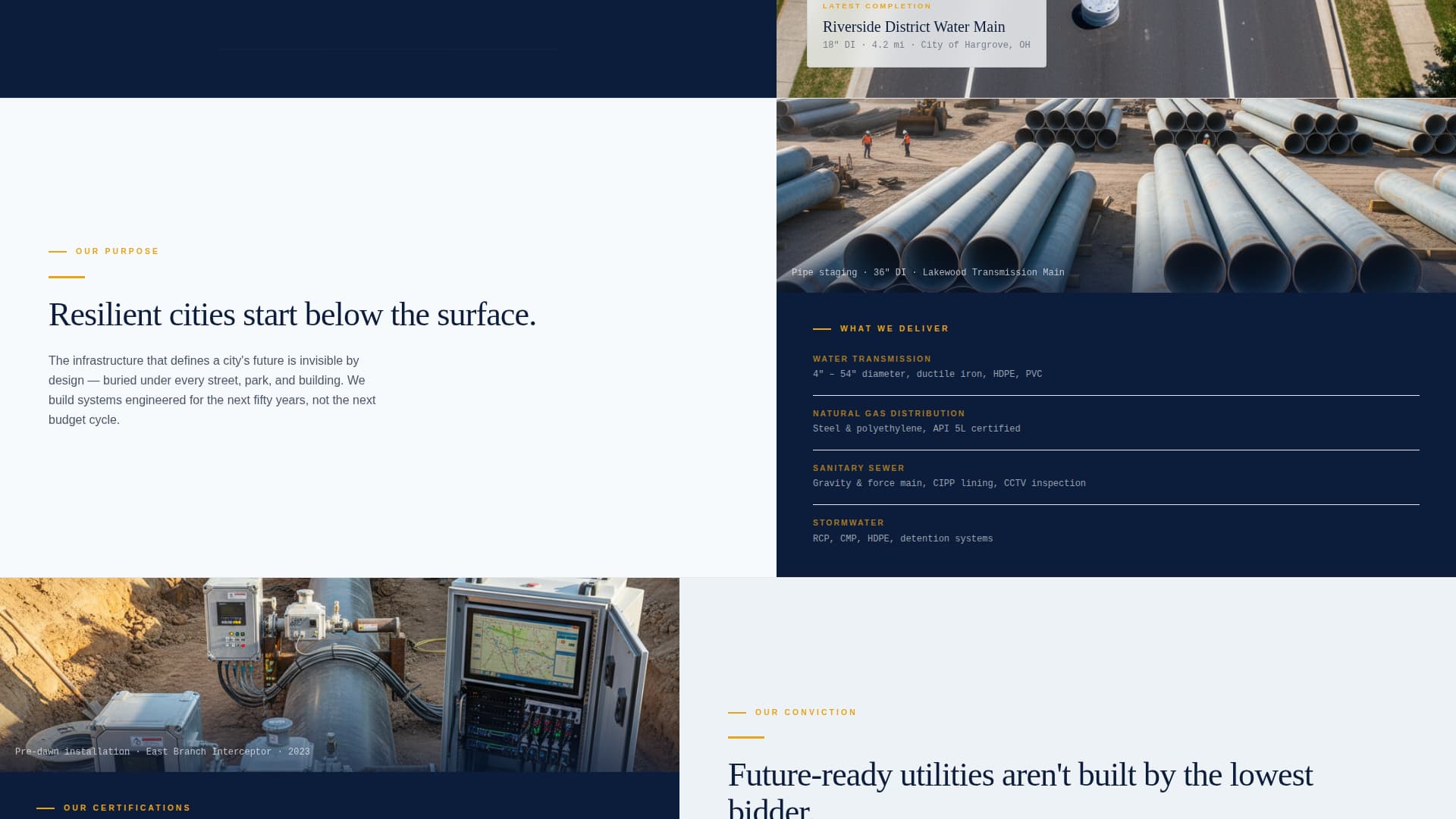 Mainline - Trusted Pipeline Landing Page Template