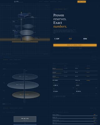 Vein - Precision Silvermining Landing Page Template